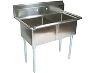 John Boos Two Compartment Sinks
