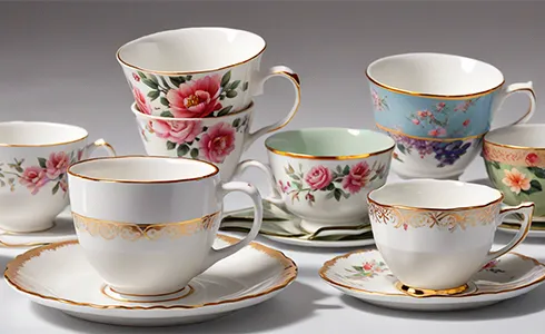 China Cups, Mugs, and Saucers