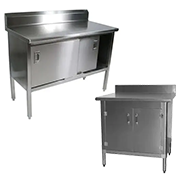Work Tables With Stainless Steel Base