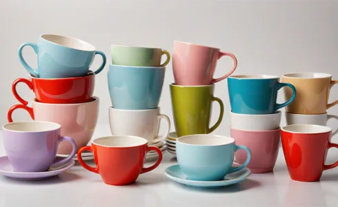 Melamine Cups, Mugs, and Saucers