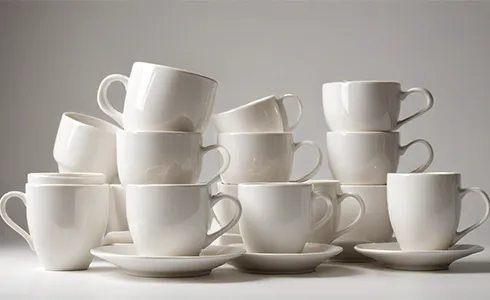 Porcelain Cups, Mugs, and Saucers