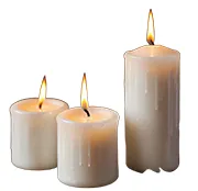 Restaurant Candles and Table Lamps