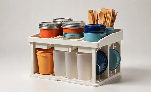 Cup Dispensers and Lid Organizers