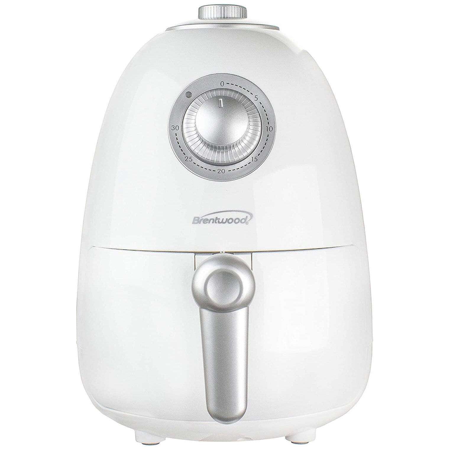 BRENTWOOD APPLIANCES INC Air Fryer, 2 Qt., White, Plastic, 1200 Watt, Brentwood AF-200W