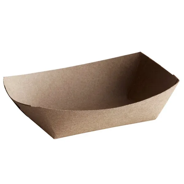 ARVESTA (DISPOSABLES) ARVESTA (DISPOSABLES) Kraft Paper Tray, 0.25lb , 250gsm Kraft Paper With 18gsm Pe Coated, 250pcs/Bag, 4bags/Ctn