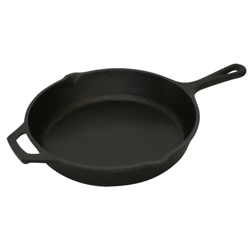 Admiral Craft Admiral Craft 10.25" Cast Iron Skillet with Helper Handle – Heavy Duty Pre-Seasoned Frying Pan, 2" Deep