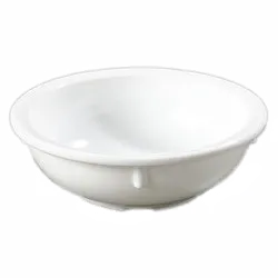 Admiral Craft Admiral Craft 11 oz White Melamine Nappy Soup Bowl – 4.875" Diameter