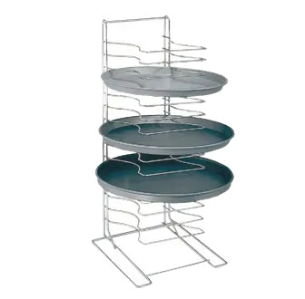 Admiral Craft Admiral Craft 15-Shelf Pizza Pan Rack for 1-1/4" Deep Pans, 27-1/2" High