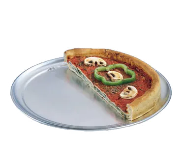 Admiral Craft Admiral Craft 17" Solid Aluminum Pizza Tray with Wide Rim, 18 Gauge