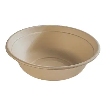 FINE LINE SETTINGS INC. 40 OZ ROUND PAPER BAGASSE BOWL, PFAS FREE, 4/75/300 CS, FLSI42RB40