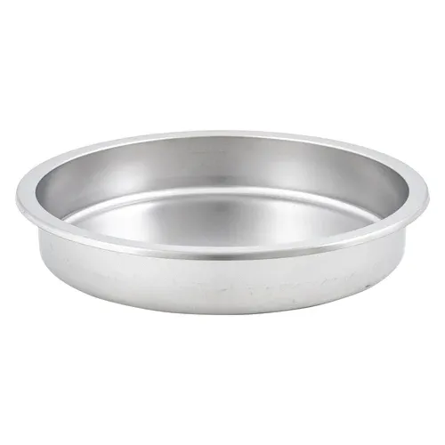 Admiral Craft Admiral Craft 5 Qt Round Stainless Steel Water Pan Long Island Style Steam Table Water Pan