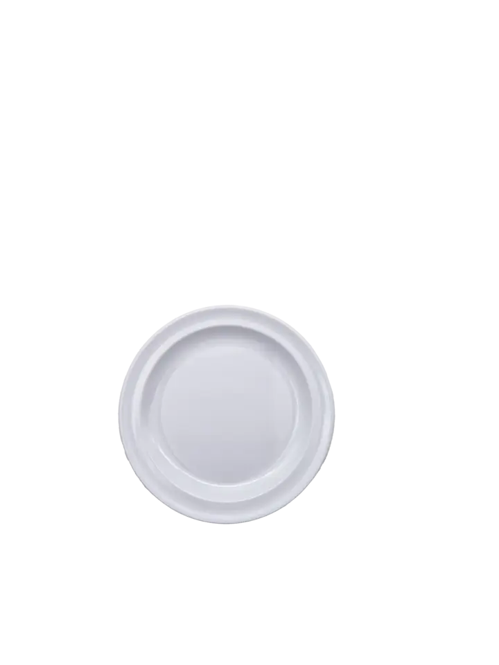 Admiral Craft Admiral Craft 6.5" Melamine Salad Plate Dishwasher Safe White Restaurant Plate