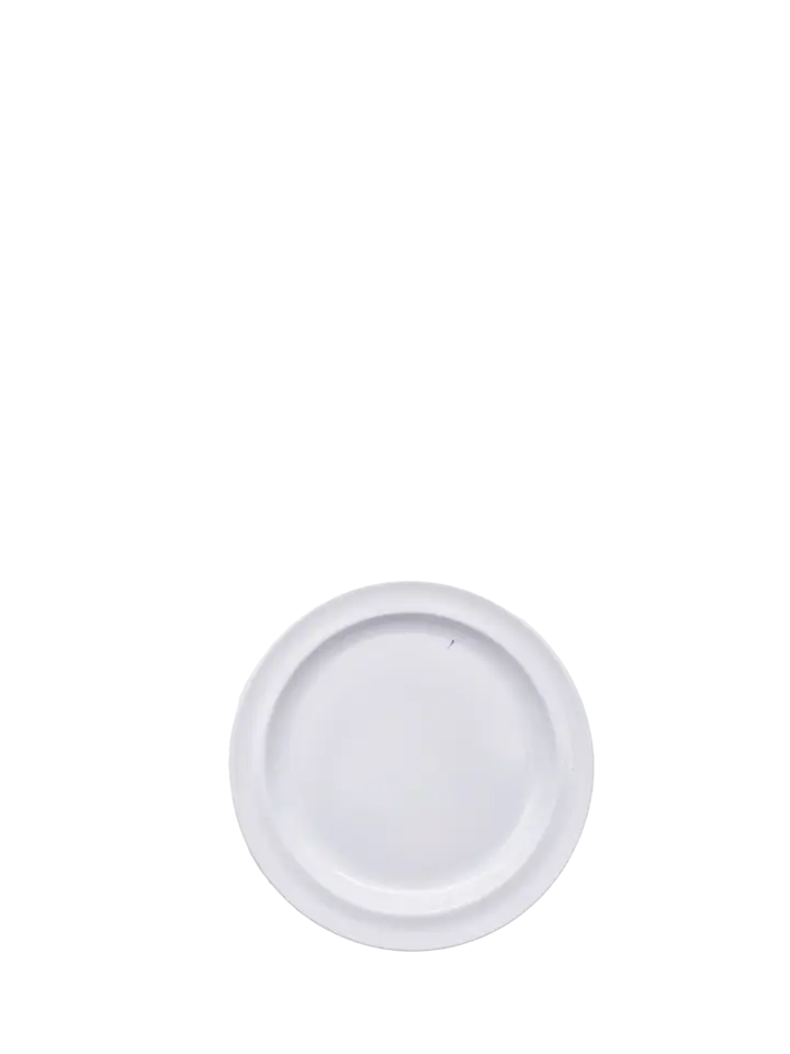 Admiral Craft Admiral Craft 8" Melamine Luncheon Plate Dishwasher Safe White Restaurant Plate
