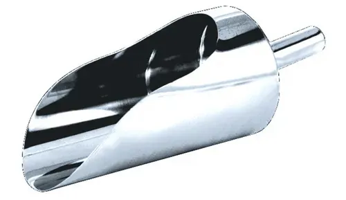 Admiral Craft Admiral Craft 8 oz Stainless Steel Utility Scoop 18/8 Heavy Duty Food Scoop
