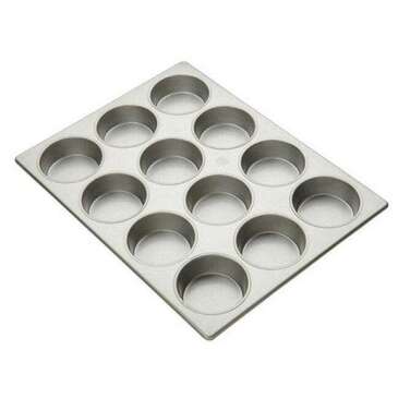 A.T.N. INC. Jumbo Muffin Pan, 18" x 13", 12 Cups, Aluminum, Focus Foodservice 903515