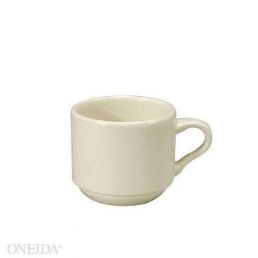 Oneida Dallas Cup, 8 Oz, Cream White, China, Classic, (36/Case) Oneida XF1008901530