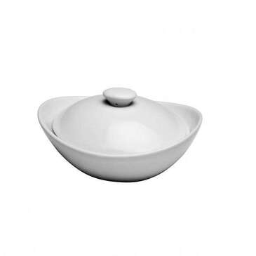 A.T.N. INC. Casserole Dish, 6.25", White, Porcelain, Cover, (36/Case) Oneida XF8010000676