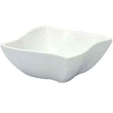 A.T.N. INC. Bright White Ware Wave Bowl LG 11 1/8 IN, Onida XF8010000737
