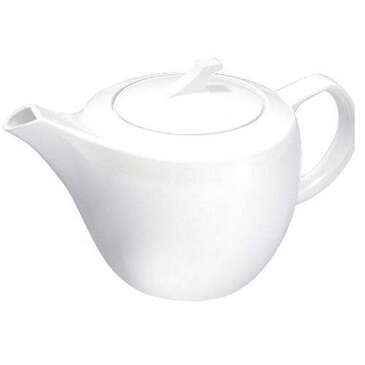 A.T.N. INC. Teapot, 17.5oz, White, Bone China, With Lid (24/Case) Oneida XW6000000870
