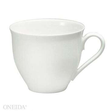 Oneida Cup, 3.5", White, Porcelain, Othello, (36/Case) Oneida XW6010000525