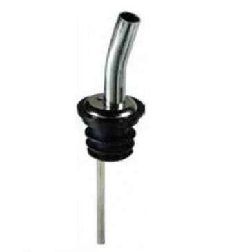 A.T.N. INC. Liquor Pourer, Free Flow, Chrome, Black Base, Jet Metal, (12/Pack) Carlisle XWPM2038