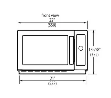 generic RCS10TS Microwave Oven