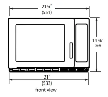 generic RFS12TS Microwave Oven