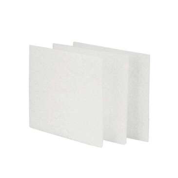 ACS INDUSTRIES, INC. Scouring Pad, 6" x 9", White, White Poly Blend, Non-Abrasive, (6/Pack), ACS Industries 98-604