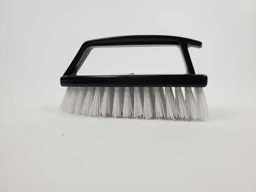 ACS INDUSTRIES, INC. Scrub Brush, 5.5" x 2", Black, Polypropylene, Iron Handle, ACS Industries B125