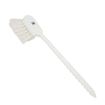 ACS INDUSTRIES, INC. Utility Scrub Brush, 20", White, Nylon, Long Handle, ACS Industries B2217