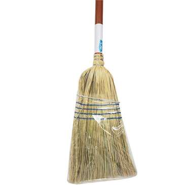 ACS INDUSTRIES, INC. Industrial Broom, 57.5", Yellow, Corn, Heavy-Duty, ACS Industries B404