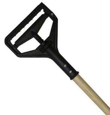 ACS INDUSTRIES, INC. Mop Handle, 54", Beige, Wood / Plastic, Quick Change, ACS Industries M8910