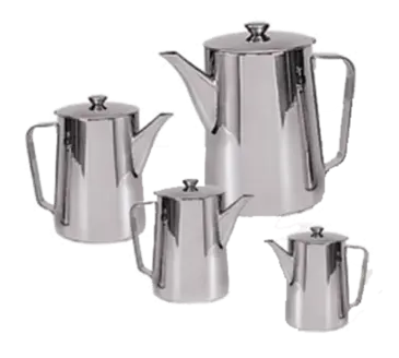 Admiral Craft PGN-12 Coffee Pot/Teapot, Stainless Steel, Holloware