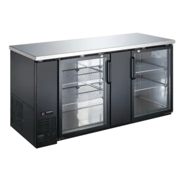 Admiral Craft USBB-6928G Back Bar Cabinet, Refrigerated