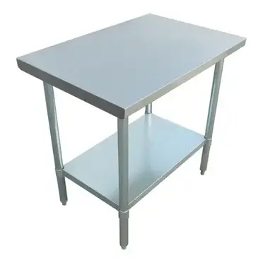 Admiral Craft WT-2436-E Work Table,  36" - 38", Stainless Steel Top