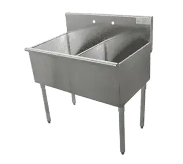 Advance Tabco 4-2-36 Sink, (2) Two Compartment