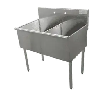 Advance Tabco 4-42-60 Sink, (2) Two Compartment