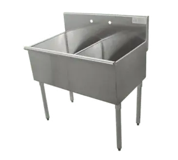 Advance Tabco 6-42-48-X Sink, (2) Two Compartment