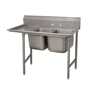 Advance Tabco 9-2-36-24L Sink, (2) Two Compartment