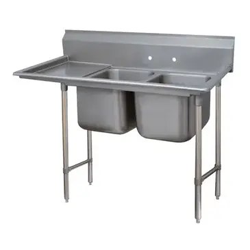 Advance Tabco 9-22-40-24L Sink, (2) Two Compartment