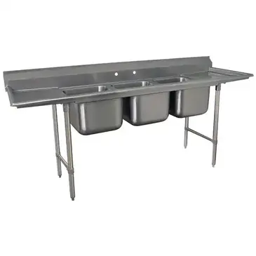 Advance Tabco 9-23-60-24RL Sink, (3) Three Compartment