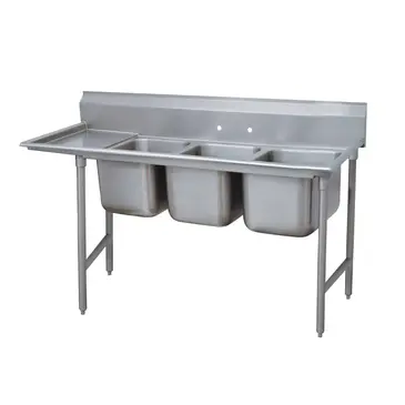 Advance Tabco 9-23-60-36L Sink, (3) Three Compartment