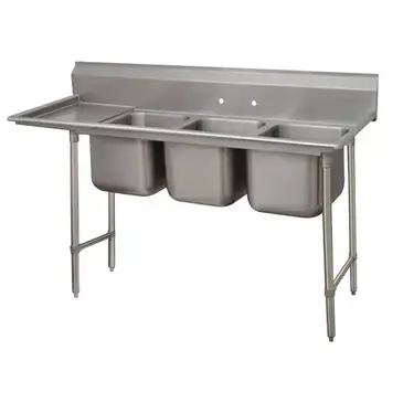 Advance Tabco 9-23-60-36L Sink, (3) Three Compartment