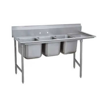 Advance Tabco 9-43-72-36R Sink, (3) Three Compartment