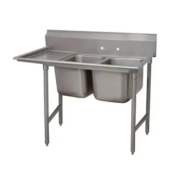 Advance Tabco 9-82-40-24L Sink, (2) Two Compartment