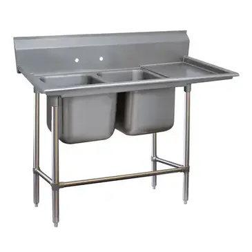 Advance Tabco 94-2-36-18R Sink, (2) Two Compartment