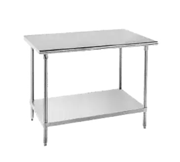 Advance Tabco AG-240 Work Table,  30" - 35", Stainless Steel Top