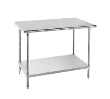 Advance Tabco AG-243 Work Table,  36" - 38", Stainless Steel Top