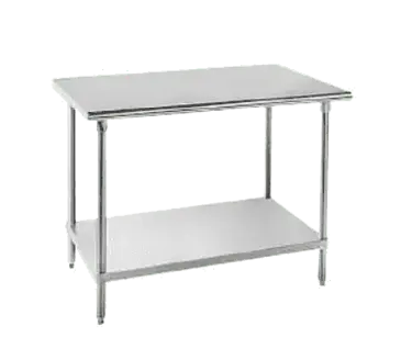 Advance Tabco AG-246 Work Table,  63" - 72", Stainless Steel Top 