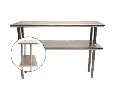 Advance Tabco CDS-18-48 Overshelf, Table-Mounted